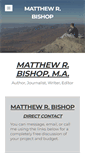 Mobile Screenshot of matthewrbishop.com